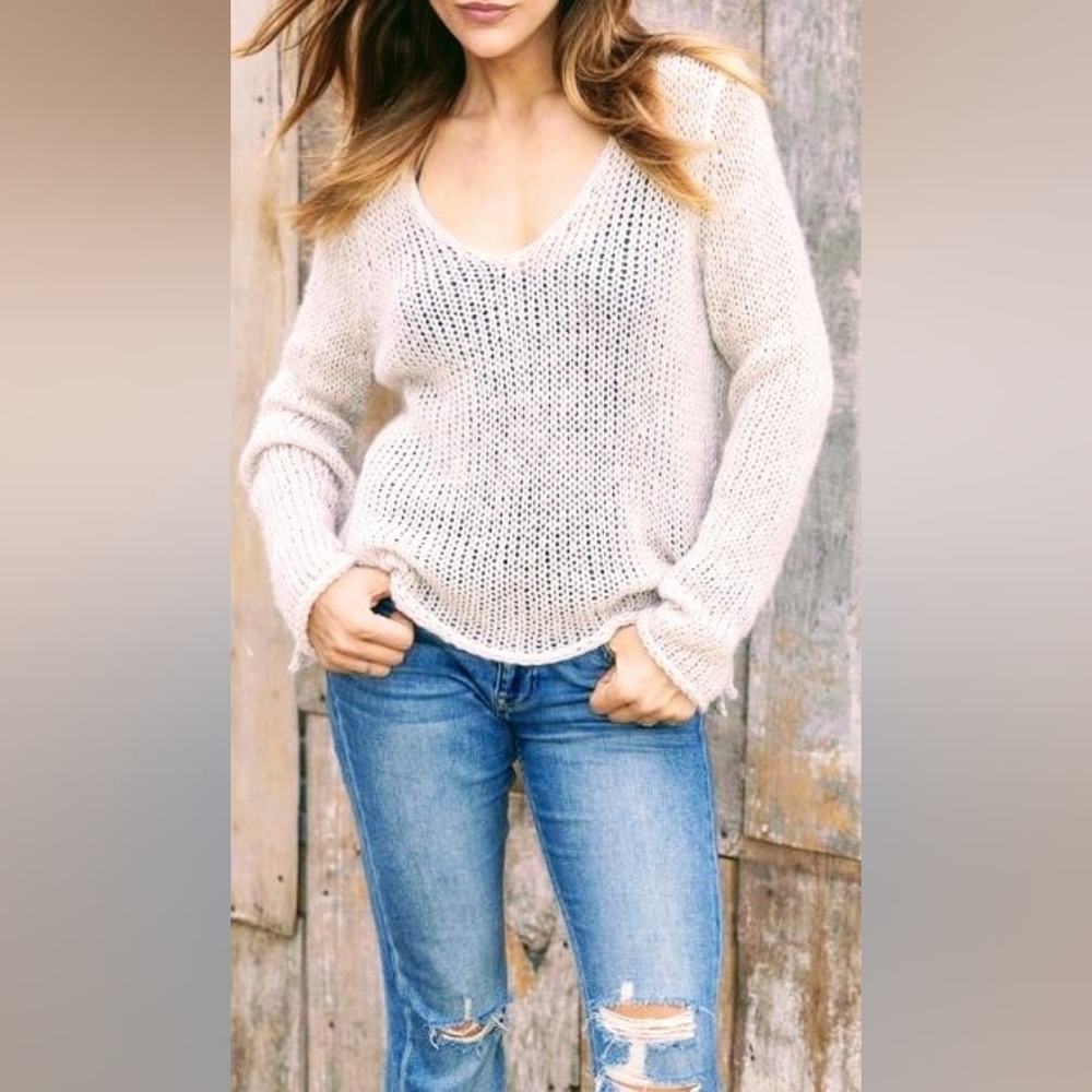 Wooden Ships Soft V-Neck Sweater(On Sale-See Details)